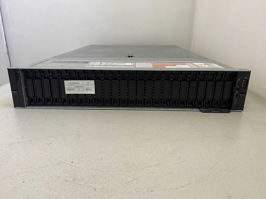 Сервер Dell PowerEdge R740XD (Gold 6138,384gb,PERC H740P) БЕЗГОТІВКА