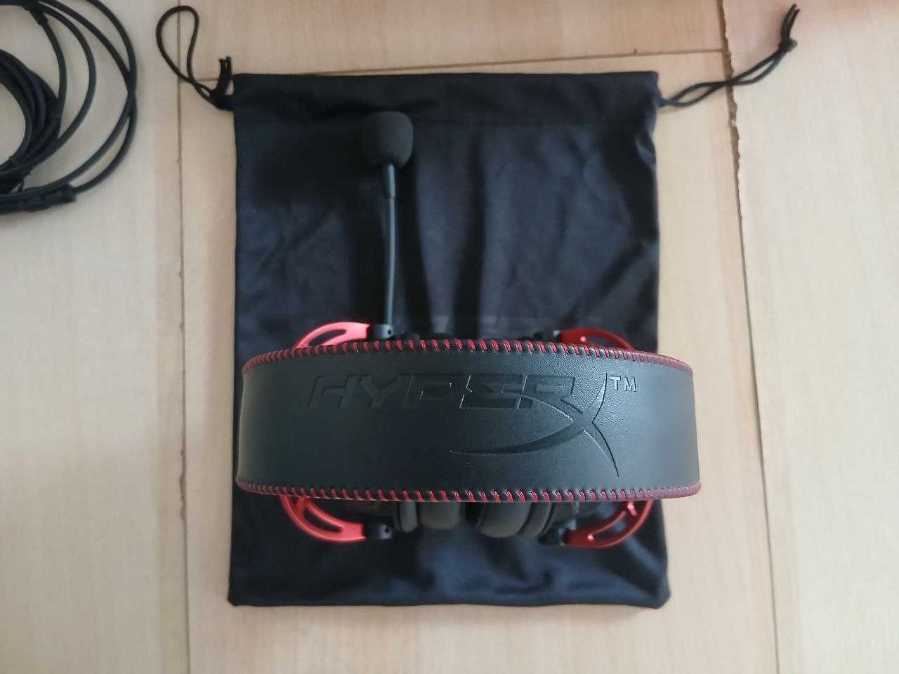 HyperX Cloud Alpha Headset Gaming Preto/Vermelho