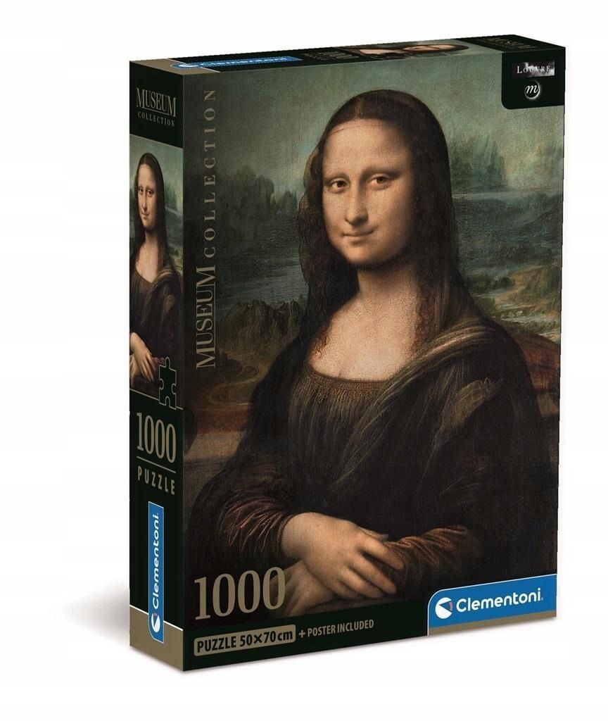 Puzzle 1000 Compact Museum Leonardo - Gioconda