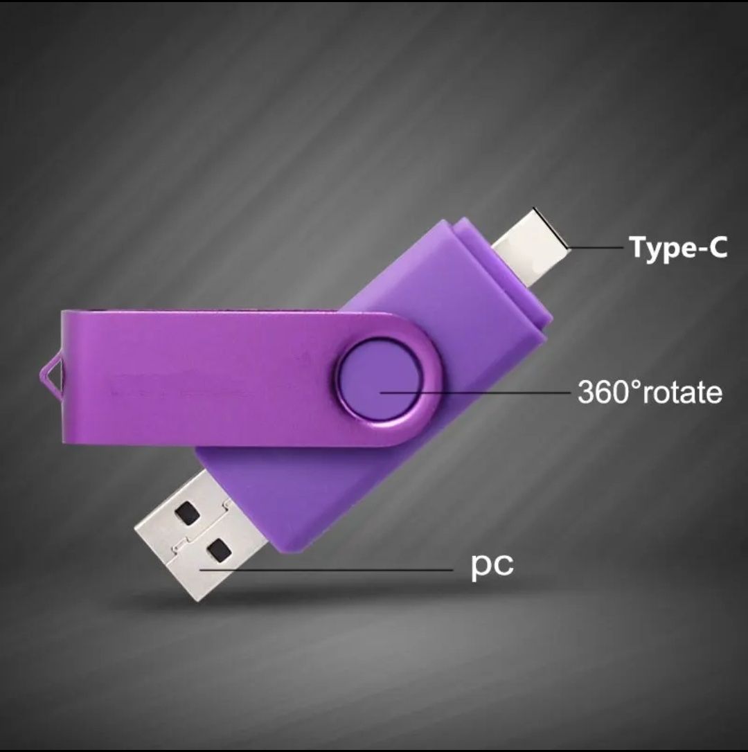 Pendrive 64 GB 2 w 1  USB typu C 3.0