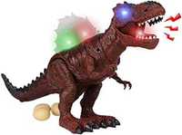 Dinozaur tyranozaur rex chodzi świeci jajka zestaw M453