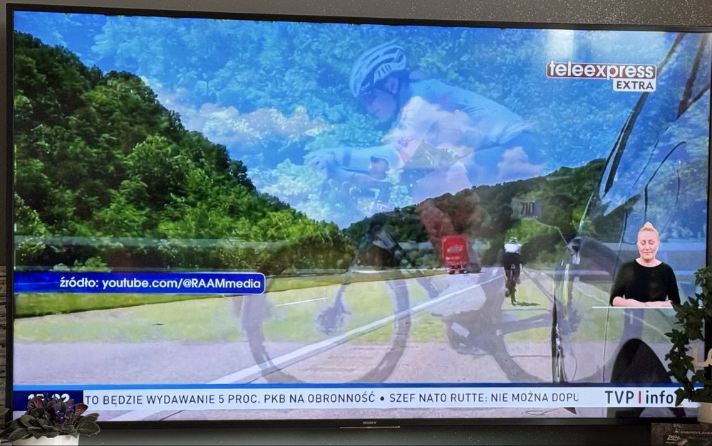 Telewizor 75 cali SONY KD-75XG8096 uszkodzony