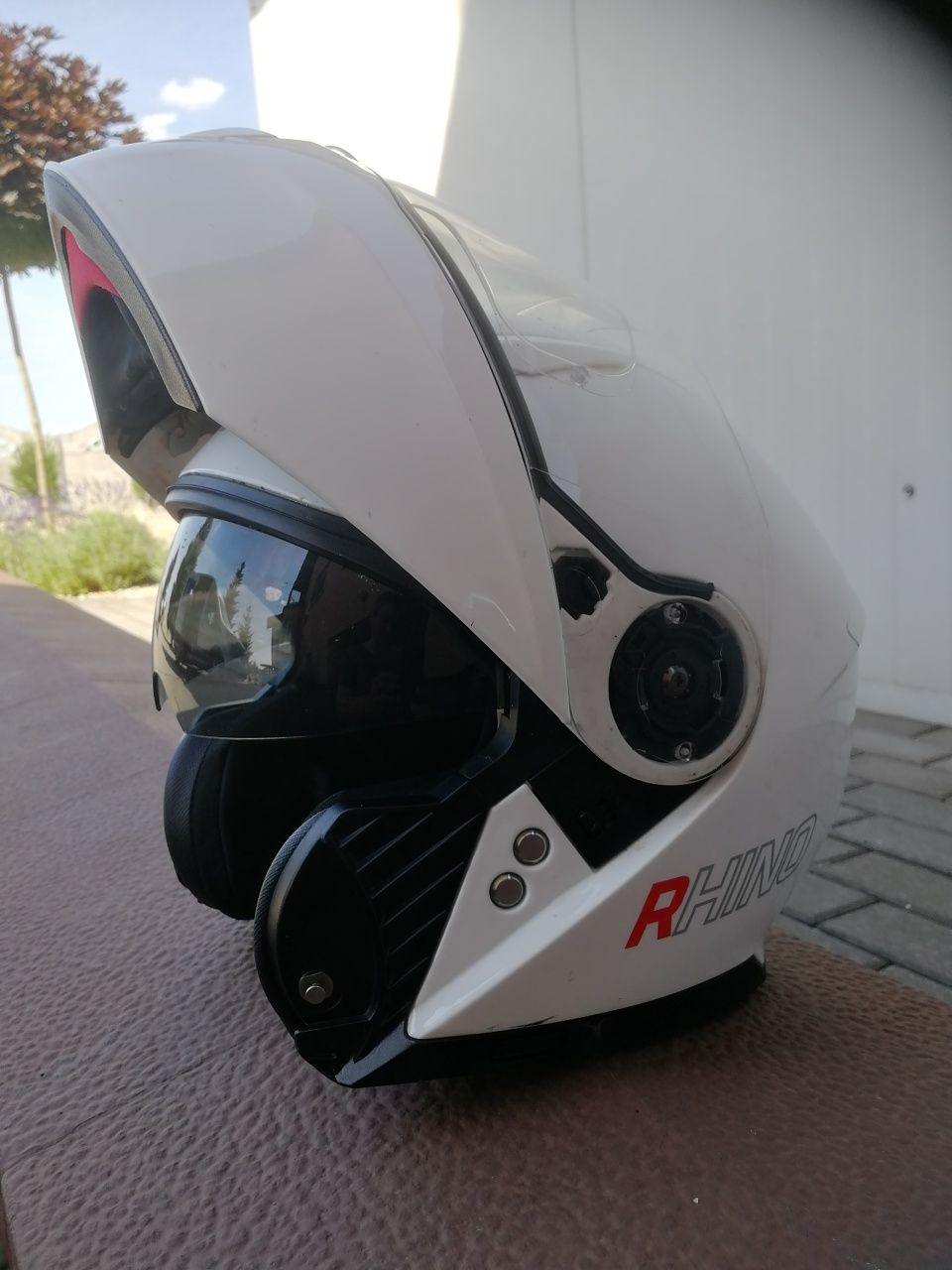 Kask motocyklowy szczękowy