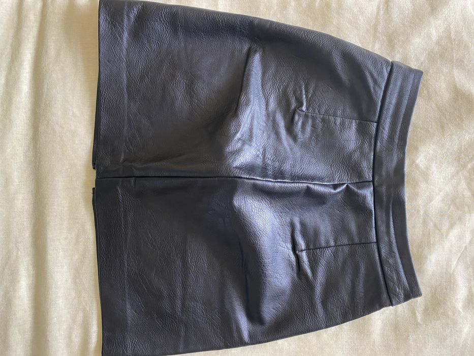 Шкіряна Спідниця на змійці