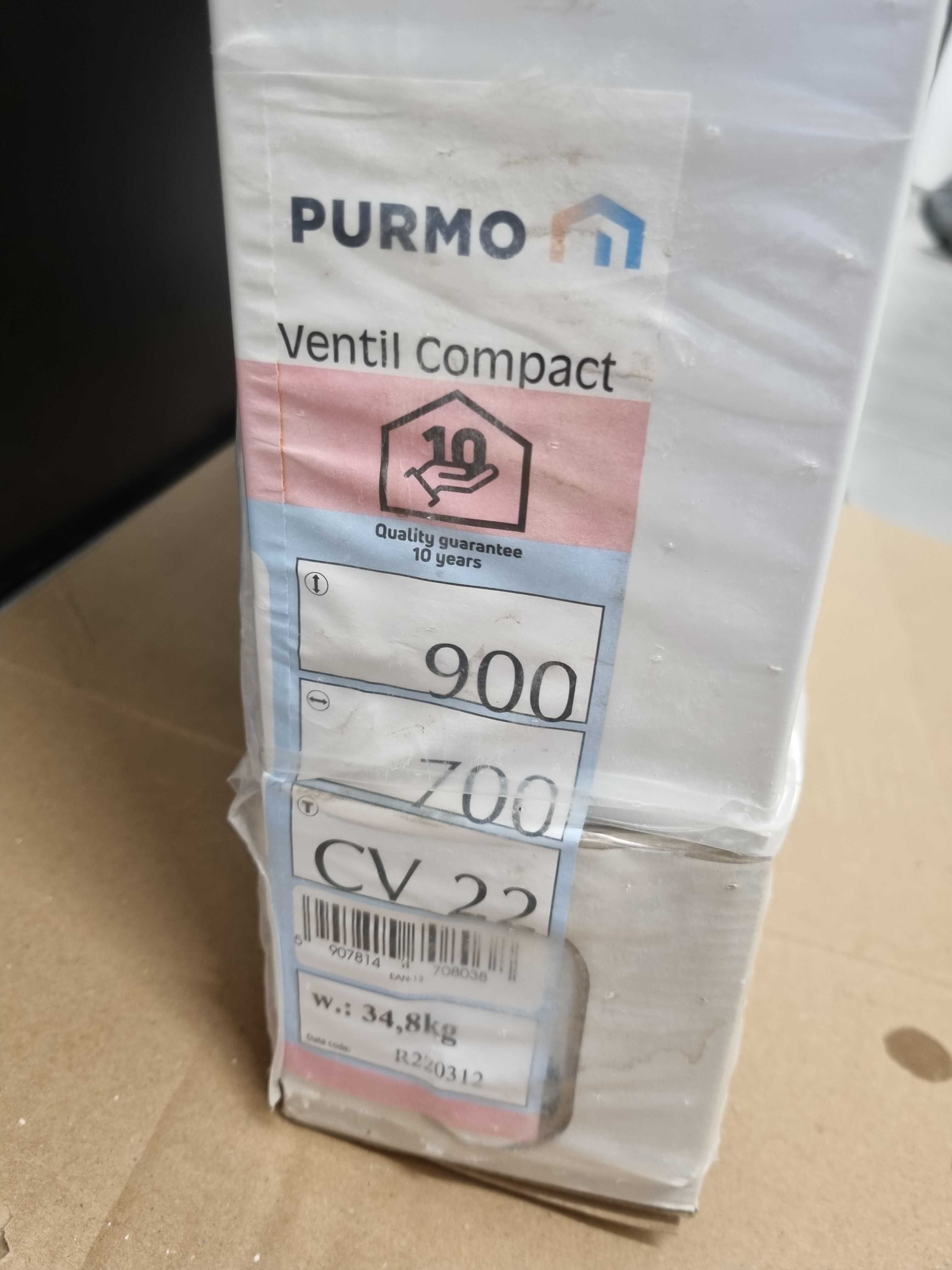 Grzejnik PURMO Ventil Compact 900x700 - kaloryfer (1 lub 2 szt.)