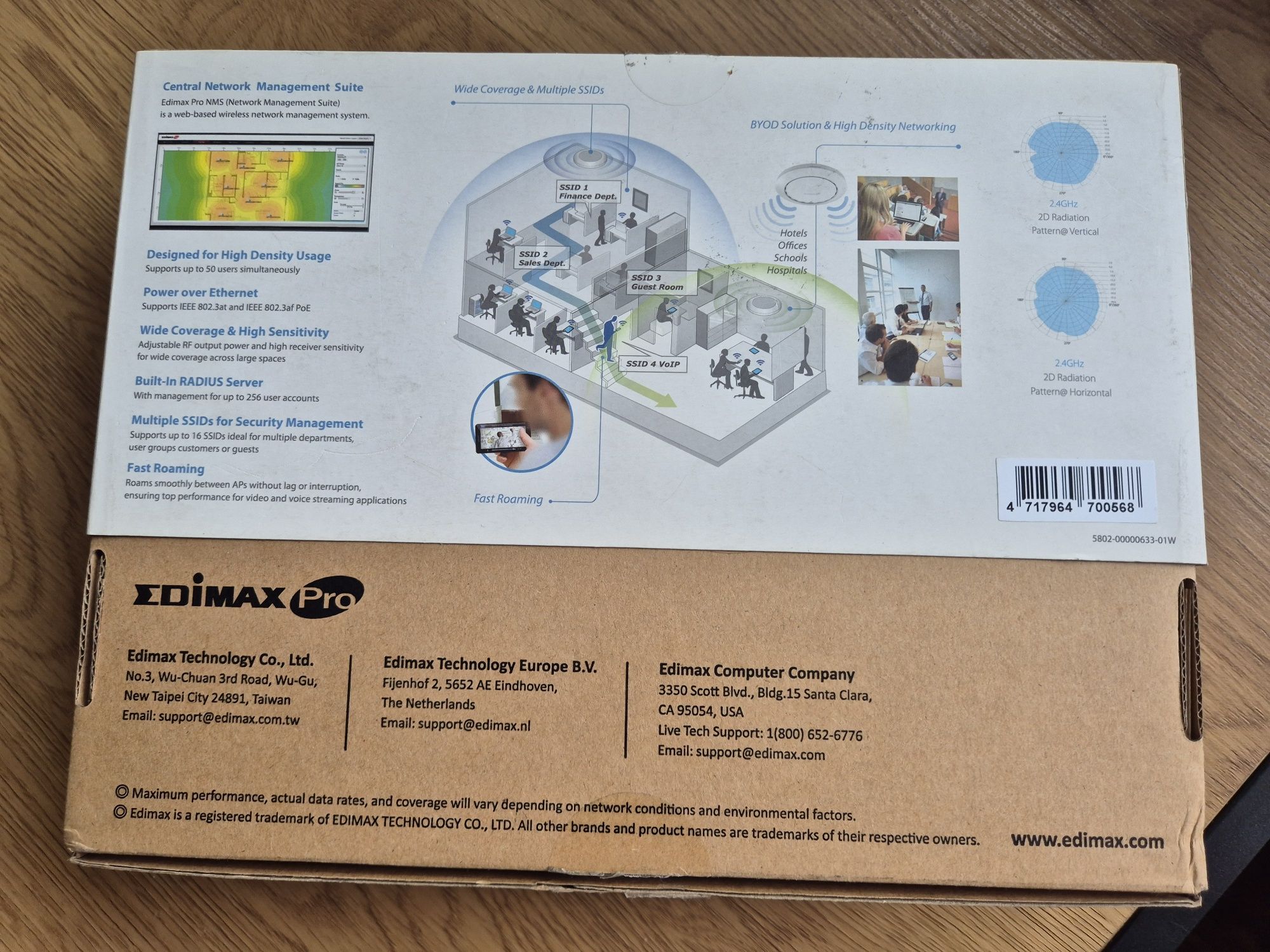 Antena Wi-Fi Edimax Pro CAP300 Access Point, Bridge, Repeater