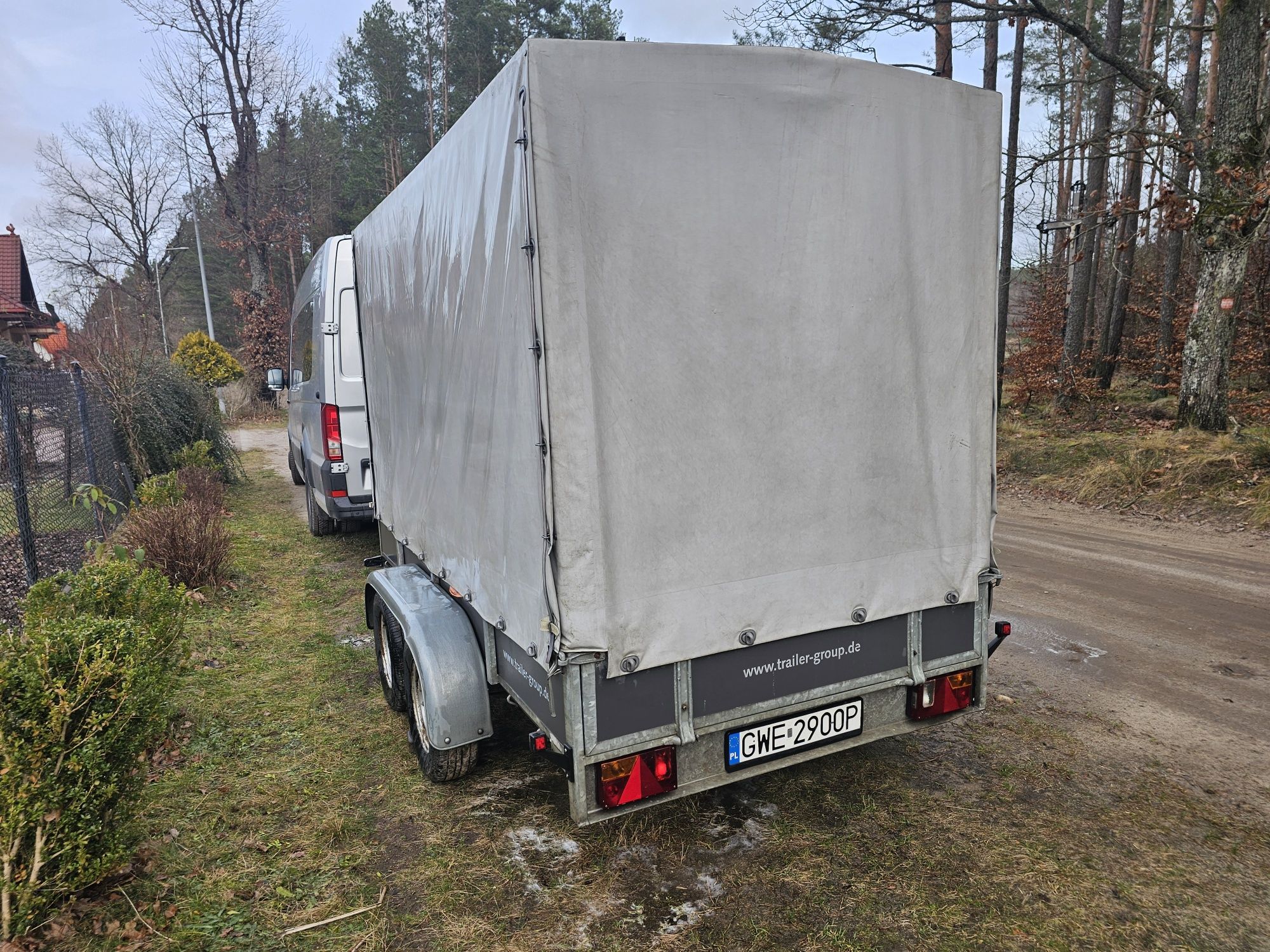 Przyczepa bagażowa z plandeką idealna