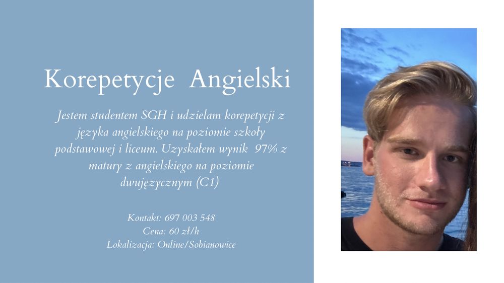 Korepetycje Angielski
