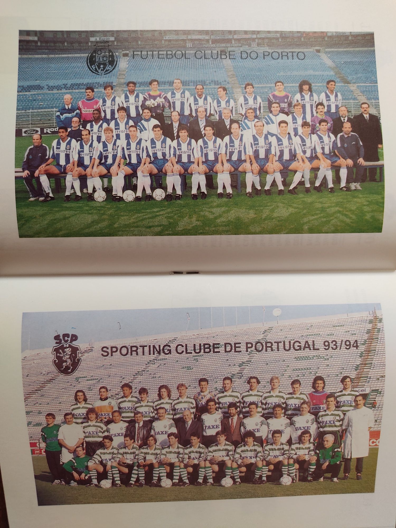 Programa do Sporting FC Porto final taça de Portugal 1994