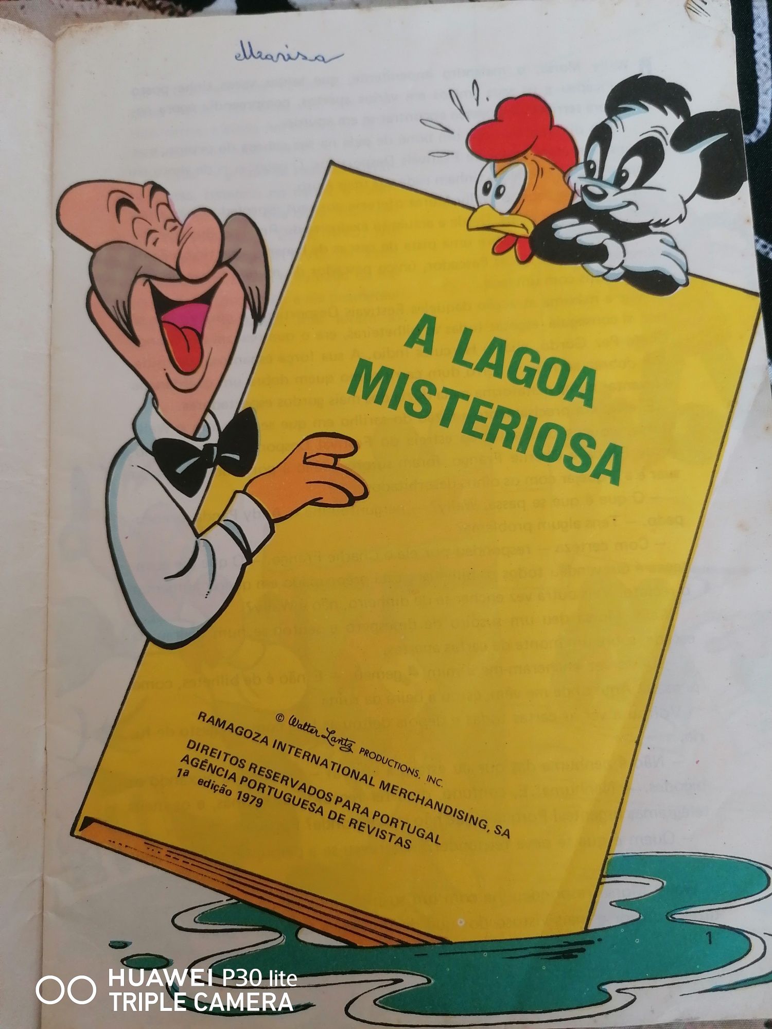 A lagoa misteriosa (1°edição 1979)