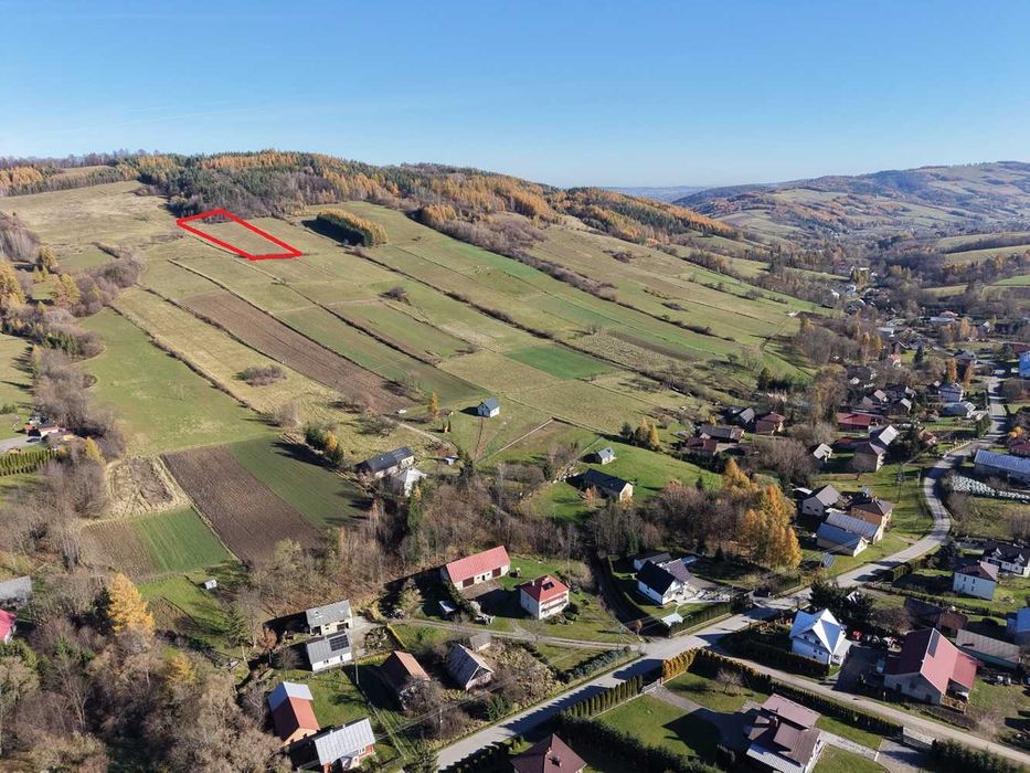 Brzezowa widokowa działka 92 ar