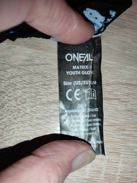 Rękawiczki na rower Oneil Matrix rozm 6 lat