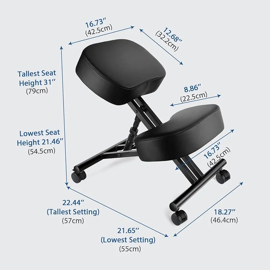 Krzesło ergonomiczne korygujące kleczące Himimi N346