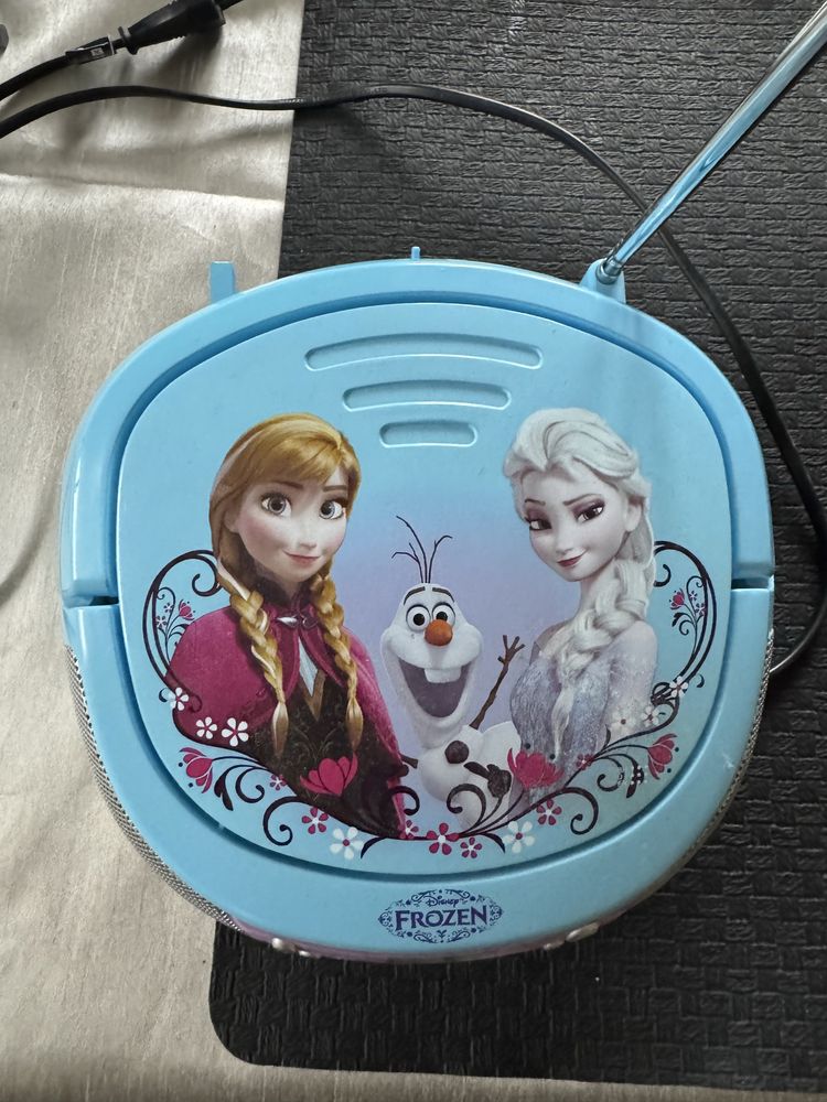 Odtwarzacz CD/radio/mikrofon Disney Frozen.