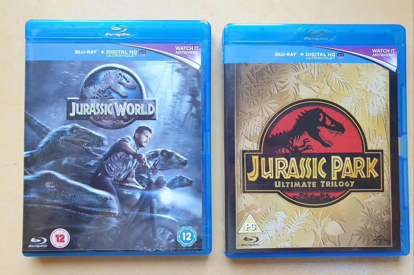 Film Blu Ray DVD jurassic park world ultimate collection park jurajsk