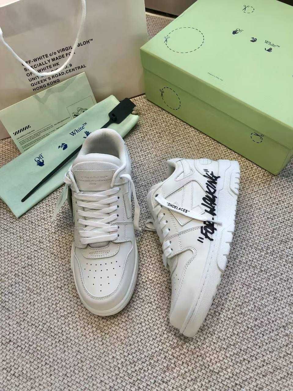 (БЕЗ ПЕРЕДОПЛАТИ)Off white office For walking оф вайт фор волкінг білі