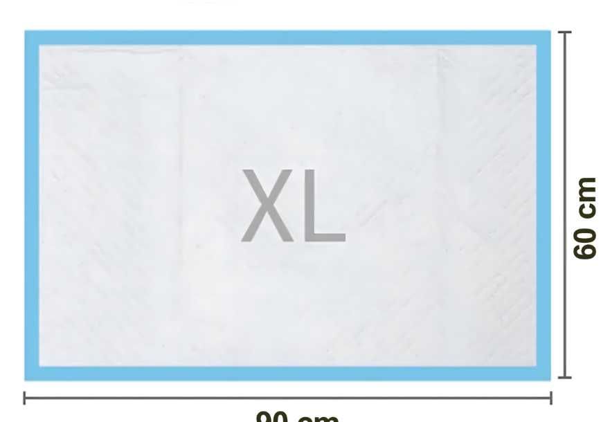 Podkład Maty Higieniczne dla Psa Nauka Sikania XL 90x60cm Grube 50 szt