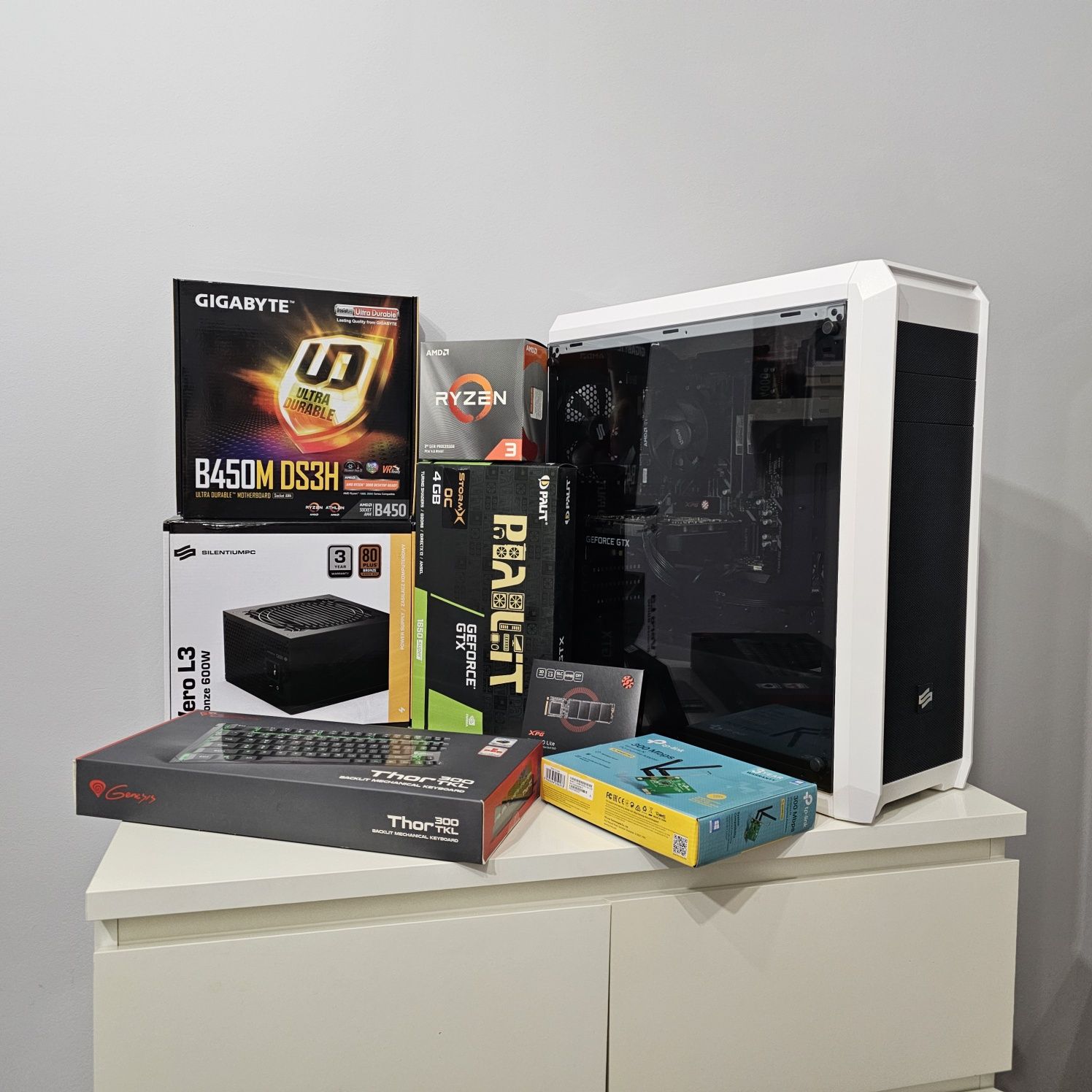 Komputer PC- GTX 1650Super/Ryzen 3/16gb/ssd