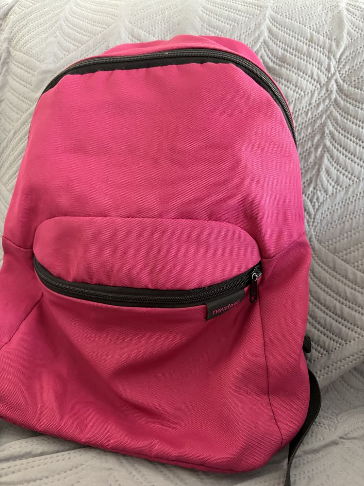 Mochila cor de  rosa