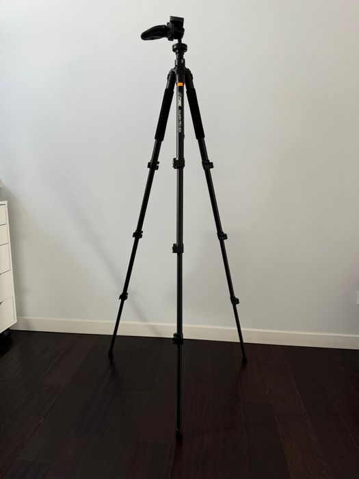 2w1 Statyw tripod fotograficzny FOMEI z głowicą MANFROTTO 324RC2