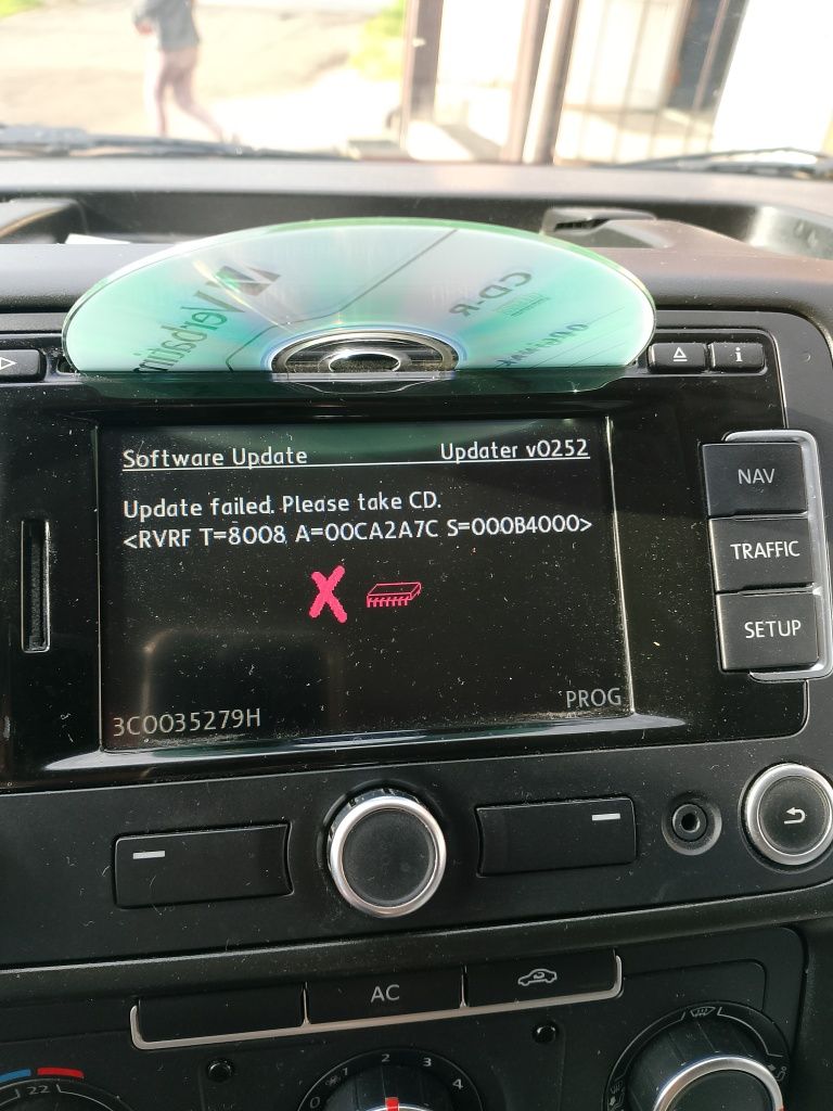 Radio vw rns315 ,kod , bluetooth uszkodzone