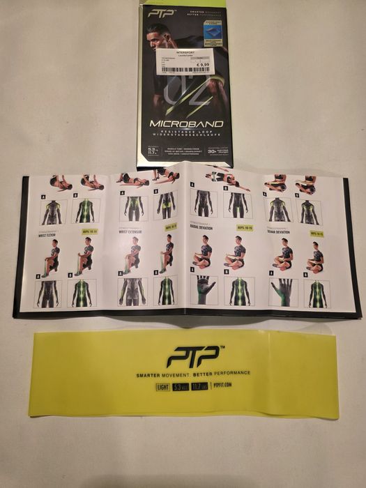 Guma Oporowa Microband Medium żółta Nowa