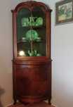 Zabytkowa Narożna szafka Corner cabinet Eckvitrine Ludwik Filip