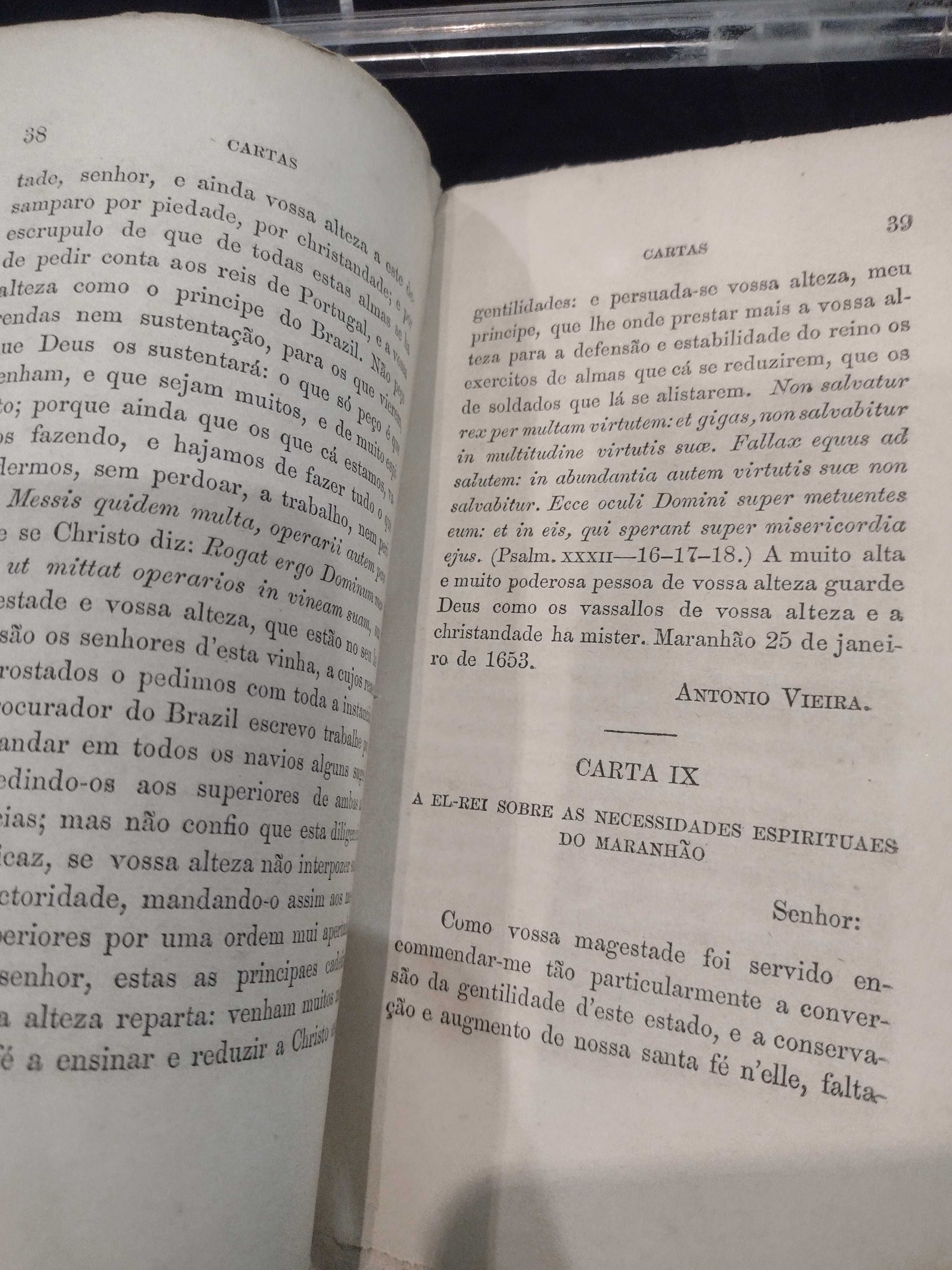 Cartas do Padre António Vieira - Tito de Noronha 1871