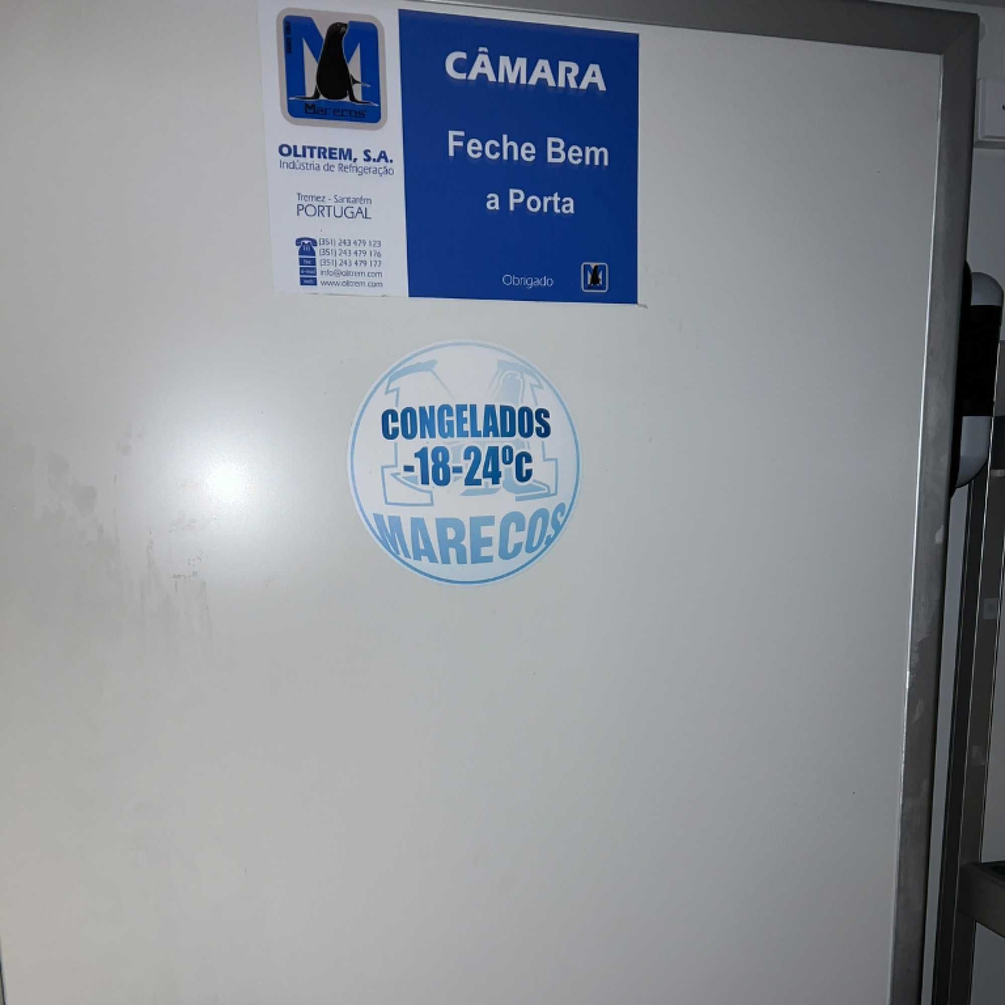 Camara frigorifica congelação e conservação