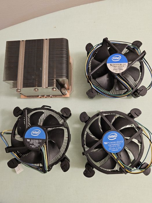 4 dissipadores para CPU