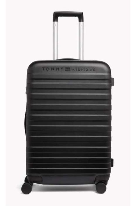 Nowa ORYGINALNA walizka podróżna Tommy Hilfiger 62L czarna poliwęglan