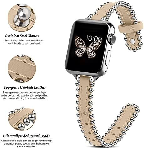 Cienki skórzany pasek zamiennik do apple watch 42mm gerbgorb