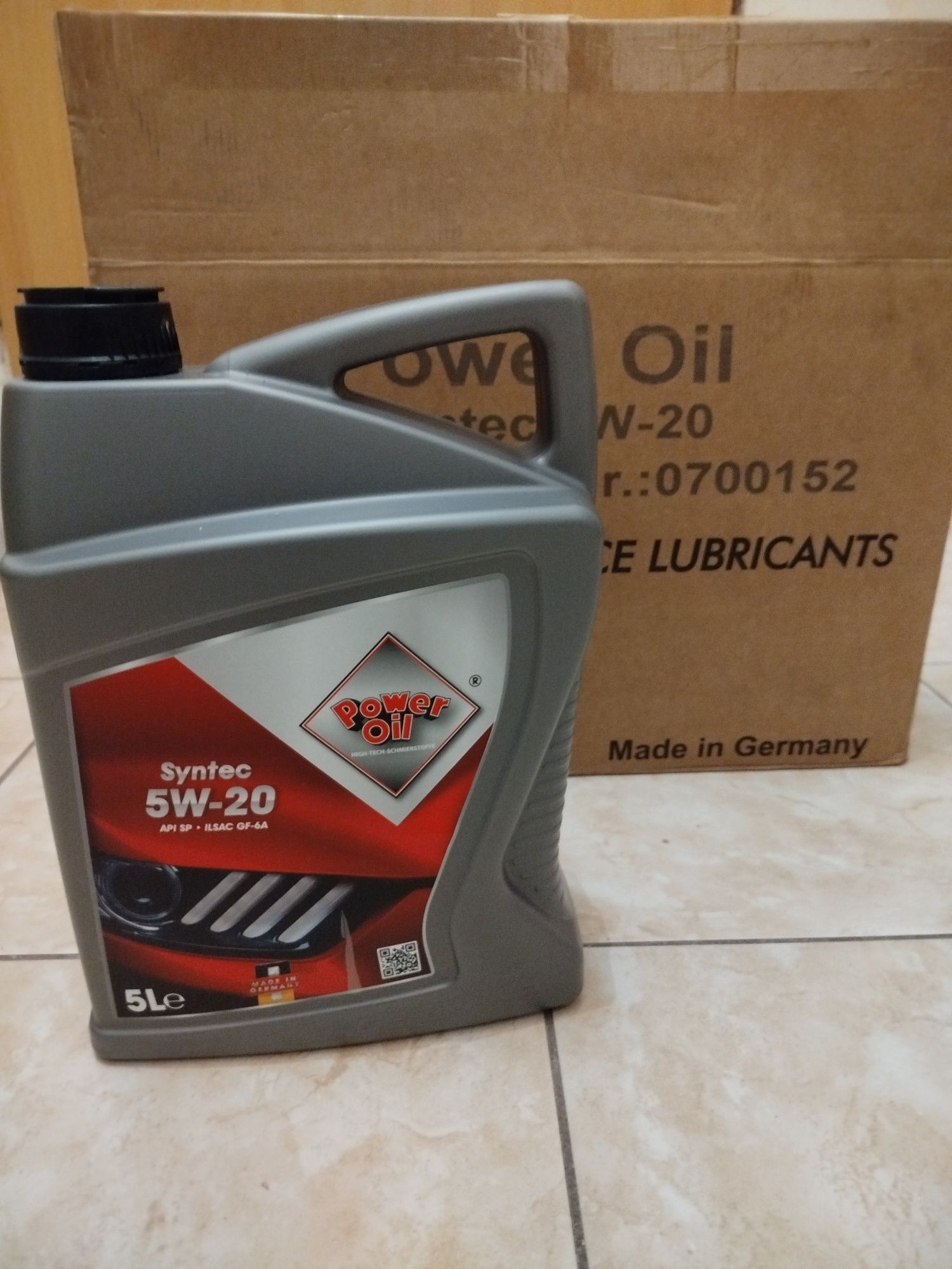 OLEJ Silnikowy 5W20 API SP, ILSAC GF-6A  5L Ford Honda Toyota Suzuki