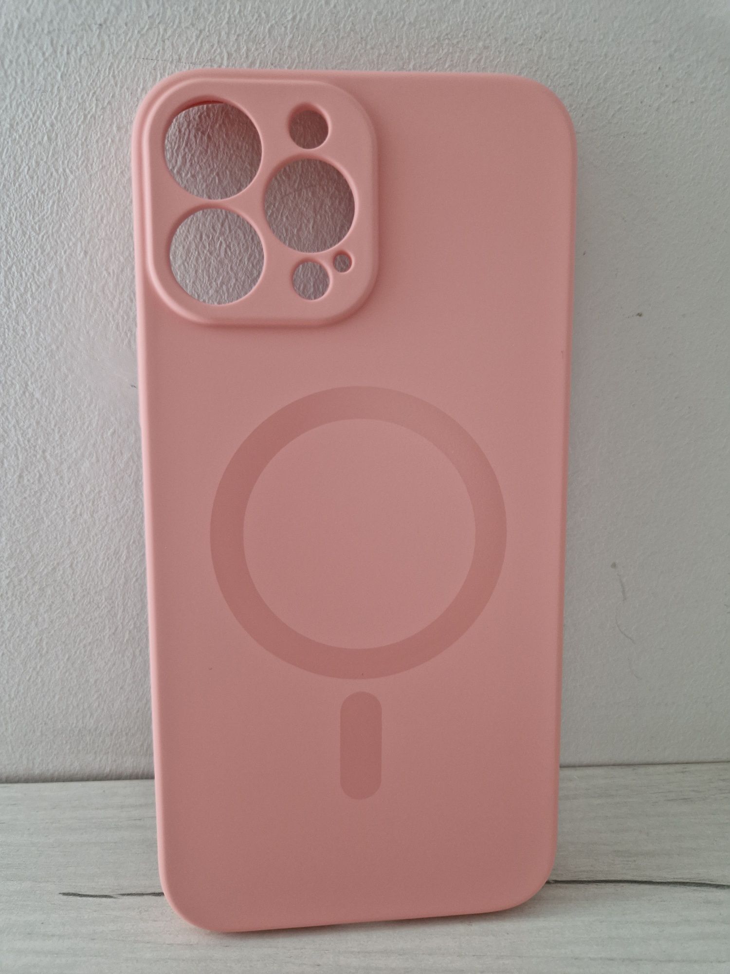 TEL PROTECT MagSilicone Case do Iphone 13 Pro Max Jasnoróżowy