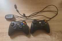 2 bezprzewodowe pady Xbox 360 + odbiornik USB do PC