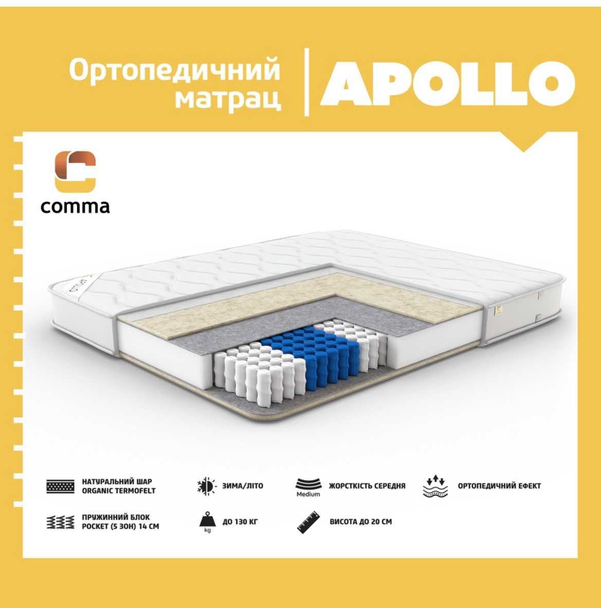 Ортопедичний матрац APOLLO