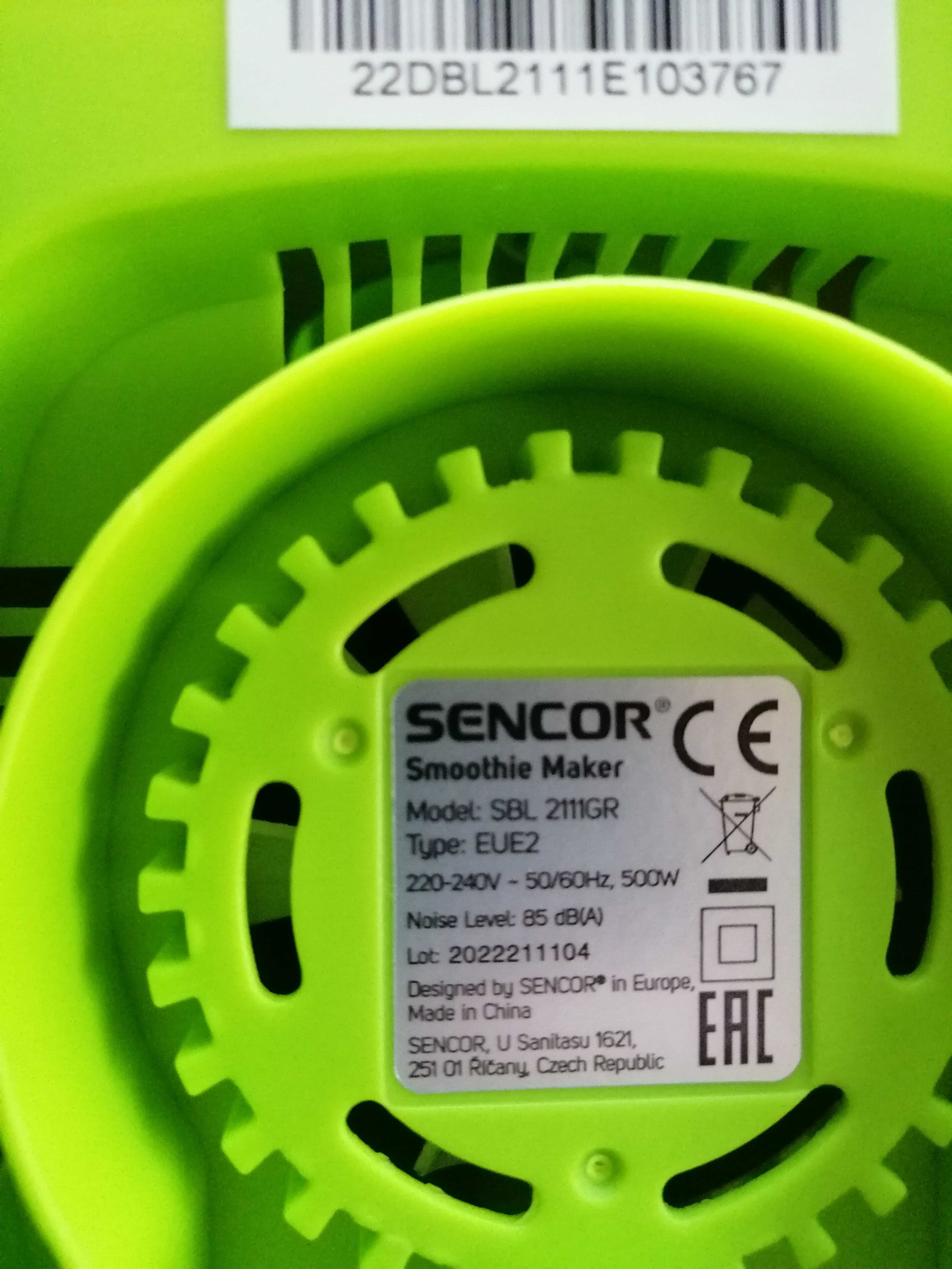 Smoothie blender kielichowy Sencor SBL 2111GR 500W