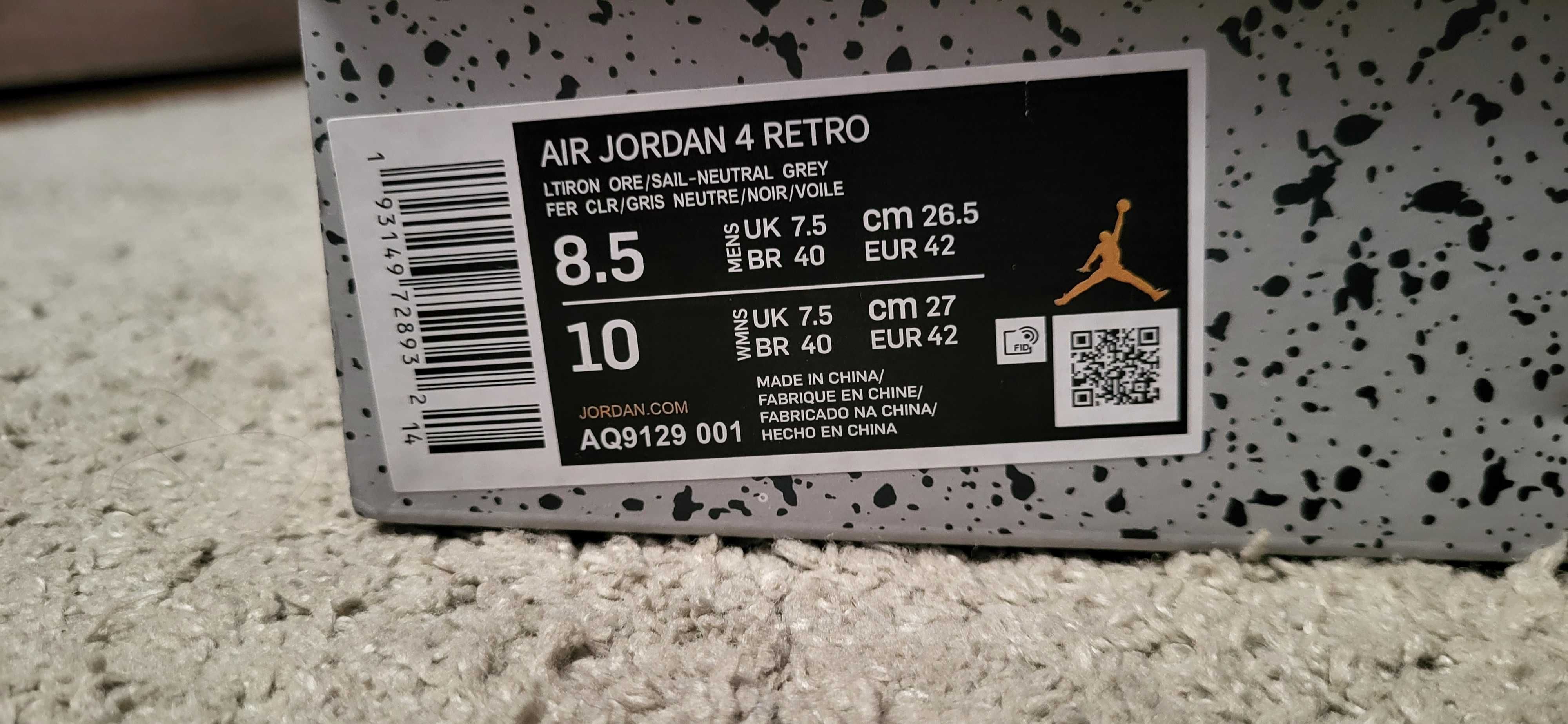 Jordan 4 Frozen Moments roz. 42