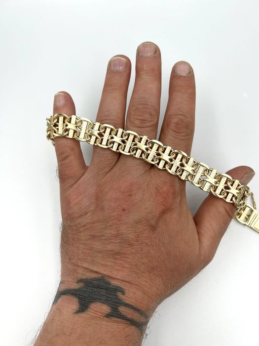 Złota Bransoletka Drabinka 100g 585 Nataliebizu