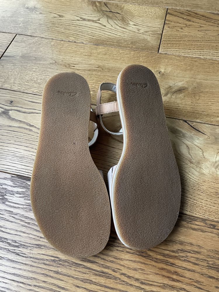 Босоножки Clarks, кожаные, размер 38-39