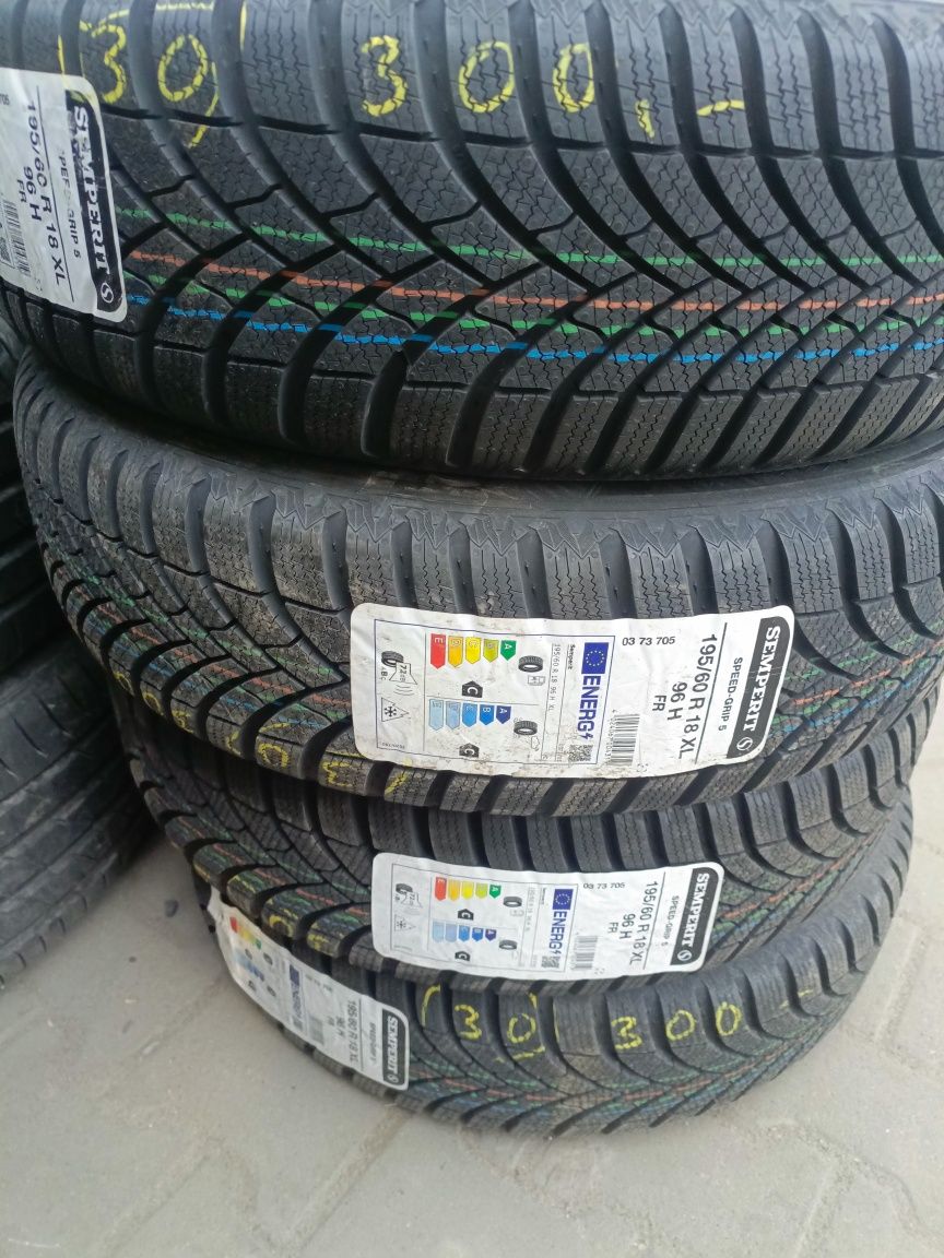 Nowe opony zimowe 195/60/18 semperit