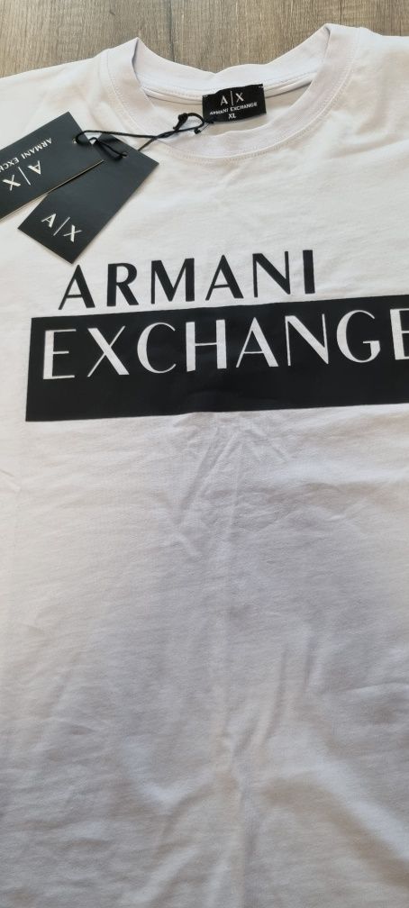 Koszulka męska tshirt biała xl
