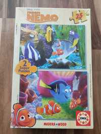 Puzzle drewniane gdzie jest Nemo Educa