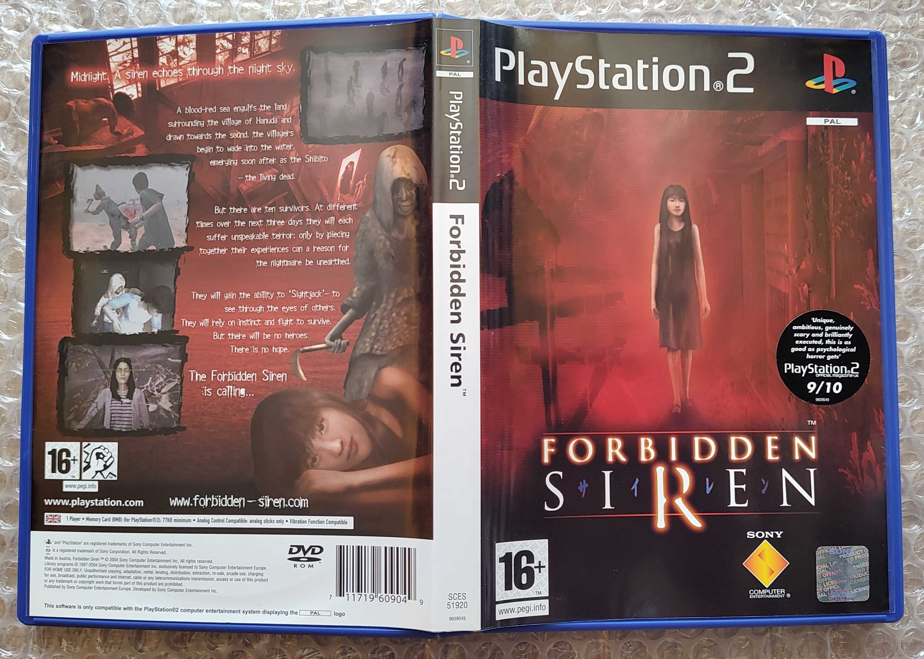 Forbidden Siren PS2 / Świetny Stan / 3xA / Unikat