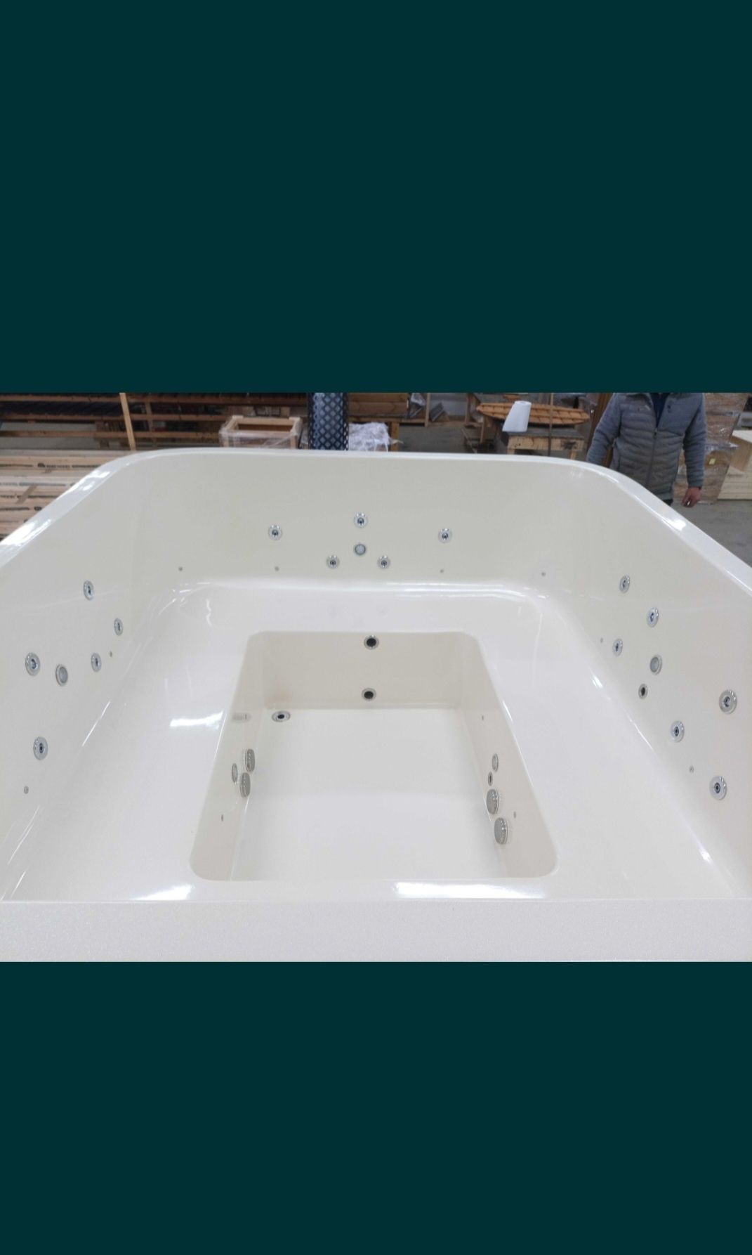 Balia ogrodowa 2,45m  jacuzzi ruska bania balia basen