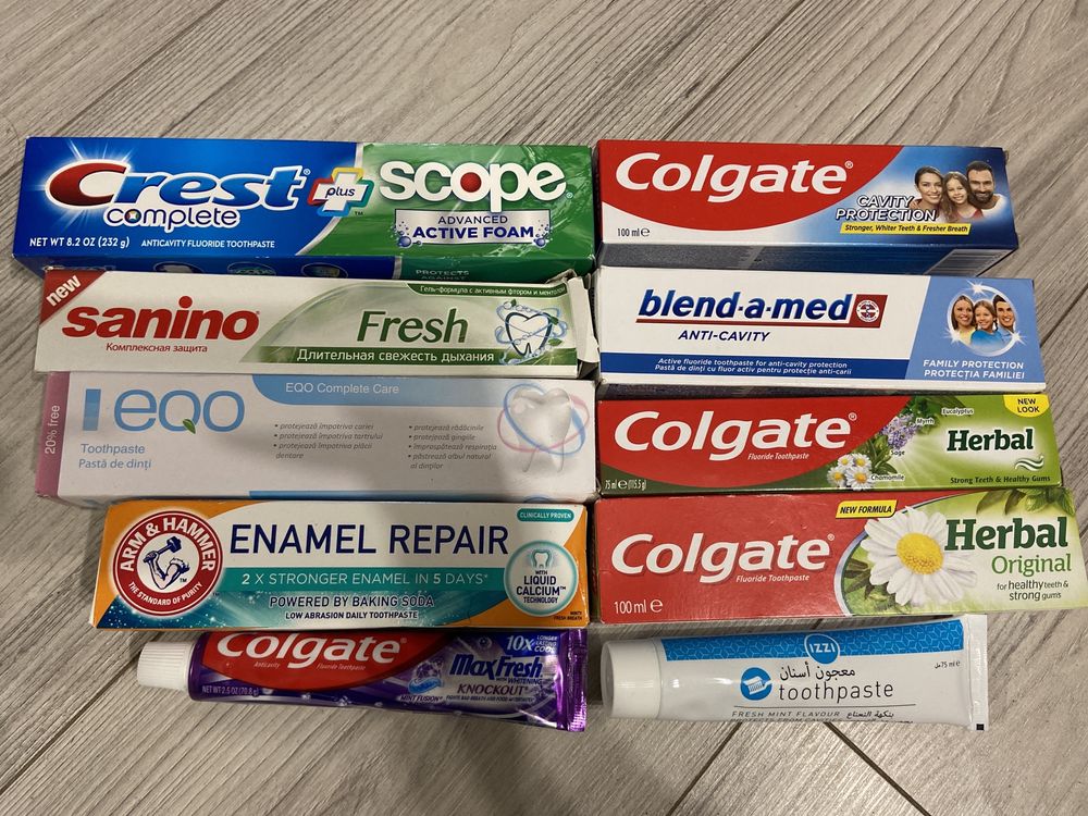 Зубные пасты и щетки детские  взрослые  Colgate , Signal , Astera