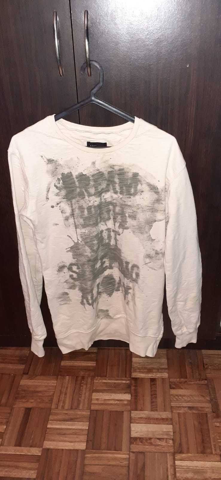 Camisola branca Zara