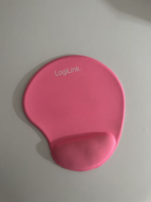 Neonowa podkładka pod myszke z żelową poduszką pod nadgarstek