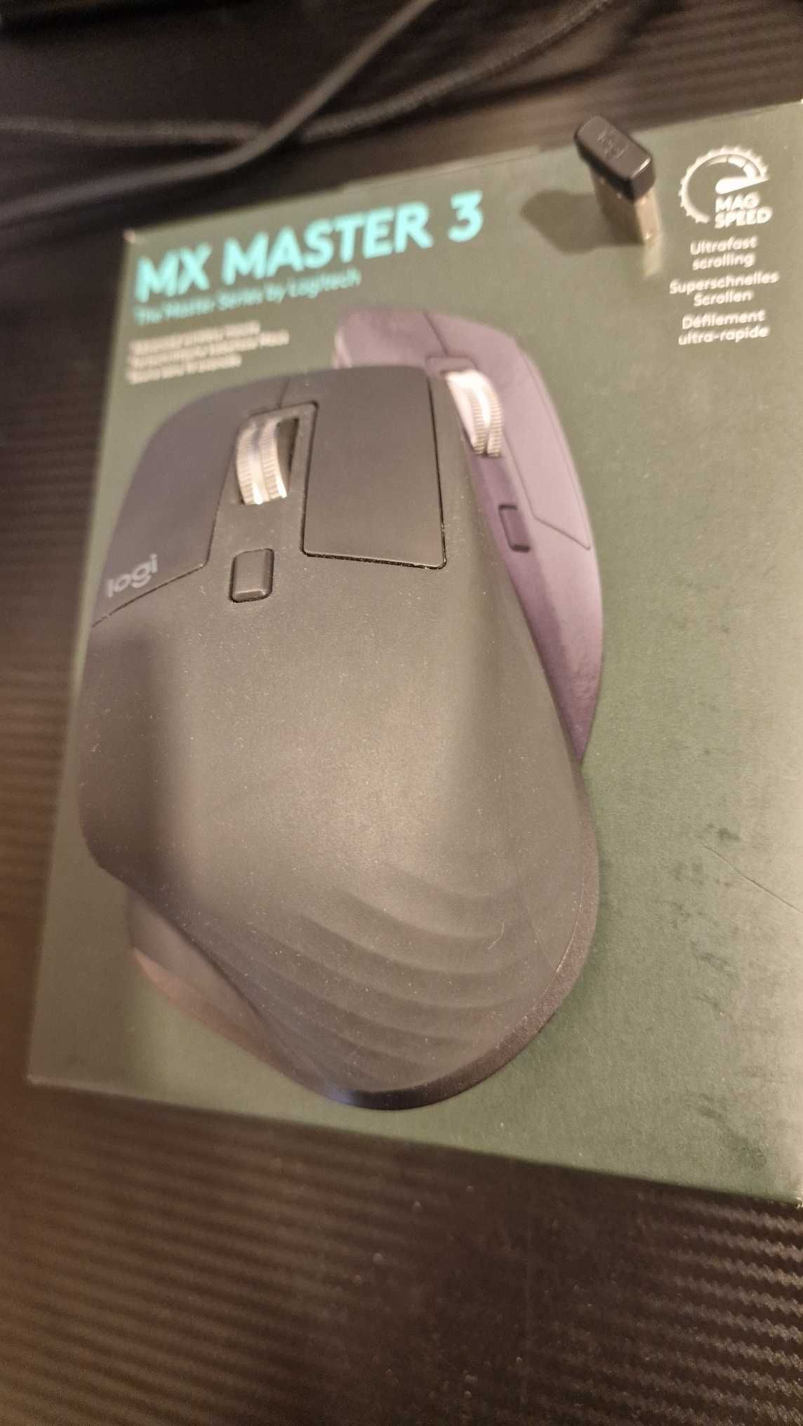Logitech MX Master 3 + odbiornik Unifying