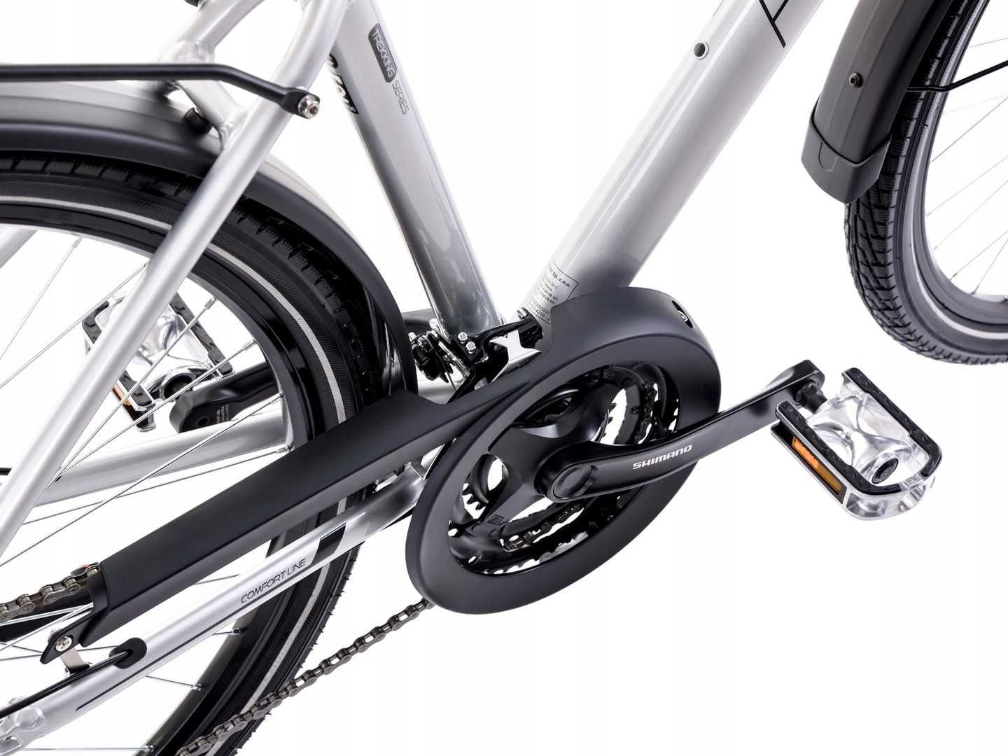ROMET WAGANT 4 Shimano Amortyzator Srebrny 28''